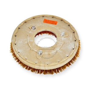 15" MAL-GRIT XTRA GRIT (46) scrubbing brush assembly fits NILFISK-ADVANCE model Advenger 3210