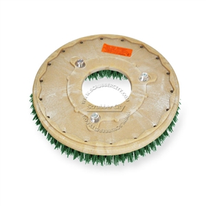 15" MAL-GRIT SCRUB GRIT (120) scrubbing brush assembly fits NILFISK-ADVANCE model Convertamatic 32B, 320 