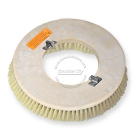 17" White Tampico brush assembly fits Clarke / Alto (American Lincoln) model 7000SS,7700 Scrubmobile (3/Set)