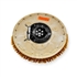 14" MAL-GRIT XTRA GRIT (46) scrubbing brush assembly fits Factory Cat / Tomcat model 29 (8 Point Plate - )