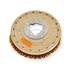 15" MAL-GRIT XTRA GRIT (46) scrubbing brush assembly fits GENERAL (FLOORCRAFT) model KR-17