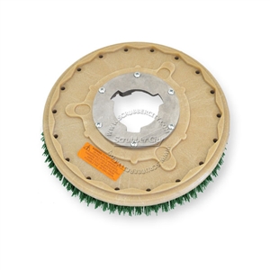 15" MAL-GRIT SCRUB GRIT (120) scrubbing brush assembly fits GENERAL (FLOORCRAFT) model KR-16