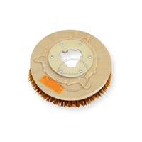 12" MAL-GRIT XTRA GRIT (46) scrubbing brush assembly fits HILLYARD model Deluxe Single 14