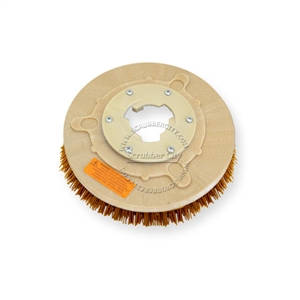 10" MAL-GRIT XTRA GRIT (46) scrubbing brush assembly fits NILFISK-ADVANCE model Speedboy Special 12