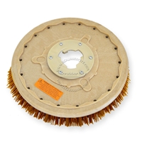 18" MAL-GRIT XTRA GRIT (46) scrubbing brush assembly fits HILLYARD model Standard Single 20