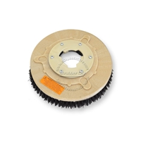 12" MAL-GRIT (80) scrubbing and stripping brush assembly fits HILLYARD model Deluxe Single 14