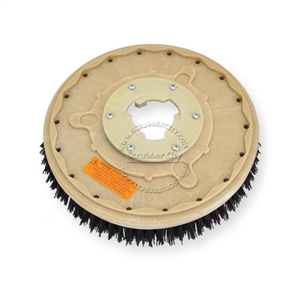 15" MAL-GRIT (80) scrubbing and stripping brush assembly fits NILFISK-ADVANCE model High Speed Matador 17