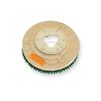 12" MAL-GRIT SCRUB GRIT (120) scrubbing brush assembly fits HILLYARD model Deluxe Single 14