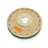 15" MAL-GRIT SCRUB GRIT (120) scrubbing brush assembly fits NILFISK-ADVANCE model Convertamatic 17B