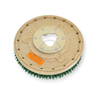 14" MAL-GRIT SCRUB GRIT (120) scrubbing brush assembly fits HILLYARD model Standard Single 16