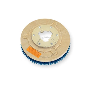 10" CLEAN GRIT (180) scrubbing brush assembly fits NILFISK-ADVANCE model Velvet Touch 12