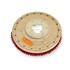 15" MAL-GRIT LITE GRIT (500) scrubbing brush assembly fits NILFISK-ADVANCE model Mobile-Matic 17