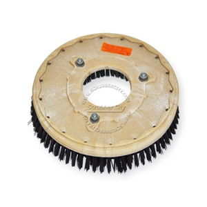 16" Poly scrubbing brush assembly fits KENT model Durascrub Rider 33 )