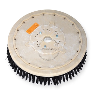 19" Poly scrubbing brush assembly fits POWERBOSS model SB/40