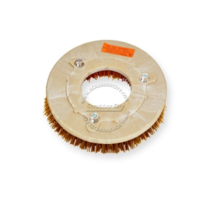 10" MAL-GRIT XTRA GRIT (46) scrubbing brush assembly fits MINUTEMAN (Hako / Multi-Clean) model SBR-50 