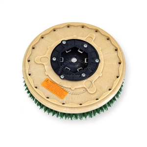 15" MAL-GRIT SCRUB GRIT (120) scrubbing brush assembly fits MINUTEMAN (Hako / Multi-Clean) model 170E/B, 175