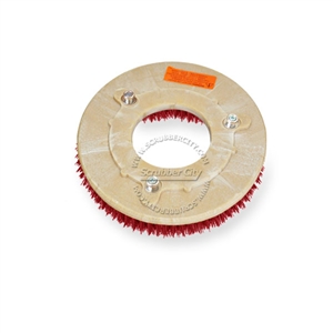 12" MAL-GRIT LITE GRIT (500) scrubbing brush assembly fits NILFISK-ADVANCE model Convertamatic 26B 