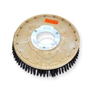 15" Poly scrubbing brush assembly fits Tennant model 320