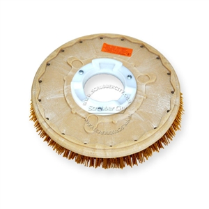 15" MAL-GRIT XTRA GRIT (46) scrubbing brush assembly fits Tennant model 320