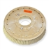 19" White Tampico brush assembly fits Tennant model 5280, 5300T 11" bolt circle and no riser