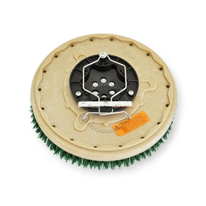 15" MAL-GRIT SCRUB GRIT (120) scrubbing brush assembly fits Tennant model T5 - 32"