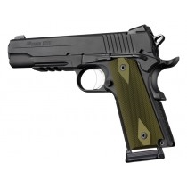 Hogue 1911 Gov't/CMDR 3/16" Aluminum Matte Anodized Grip