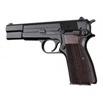Hogue Browning Hi Power Grips Checkered Rosewood
