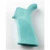 AR-15 / M16: OverMolded Rubber Beavertail Grip - Aqua