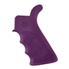 Hogue AR-15 Rubber Grip Beavertail w/Finger Grooves Purple