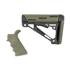 AR-15/M-16 2-Piece Kit OD Green- Grip and Collapsible Buttstock - Fits Commercial Buffer Tube