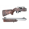 Hogue 10/22 Takedown Thumbhole .920" Diameter Barrel Rubber OverMolded Stock Red Lava