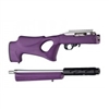 Hogue 10/22 Takedown Thumbhole Standard Barrel Rubber OverMolded Stock Purple