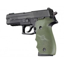 Hogue Sig P226 Grips Rubber w/Finger Grooves, Olive Drab Green