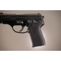 Hogue Sig P239 Grips Checkered Aluminum Matte Black Anodized