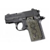 Hogue Sig P238 Grips Checkered G-10 G-Mascus Green