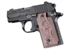 Hogue Sig P238 Grips G-10 G-Mascus Pink Lava