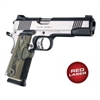 Red Laser Enhanced Grip for 1911 Govt. Model: Piranha G10 - G-Mascus Green