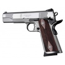 Hogue Colt & 1911 Government S&A Mag Well Grips Rosewood, Checkered
