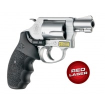Hogue Smith & Wesson Laser Enhanced Grip J Frame, Round Butt, Rubber Monogrip, Black