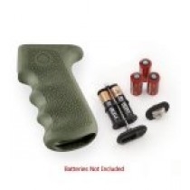 Hogue AK-47 Rubber Grip w/Storage Kit Olive Drab Green