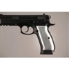 Hogue CZ-75/CZ-85 Grips Aluminum Brushed Gloss Clear Anodized