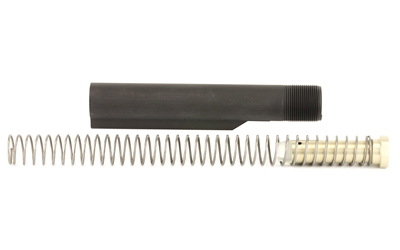 LBE Unlimited, Mil Spec Buffer Tube Kit , Contains Buffer Tube, Castle Nut, Lock Plate, For AR15