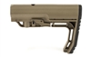 Mission First Tactical, Battlelink Stock, 6 Position, Commercial, Minimalist, M4 Collapsible Stock, Scorched Dark Earth