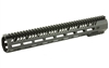 Mission First Tactical, Tekko, MLOK Rail System, Fits AR Rifles, Free Float, Metal, Black Finish