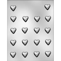 7/8-Inch Plain Mini Heart Chocolate Mold Valentine wedding anniversary