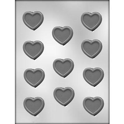 Heart with Border Chocolate Mold 90-1028 valentine wedding anniversary