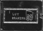 I Luv Grandpa Card Mold