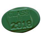 Class of 2018 Oval Chocolate Mold 90-13528 graduation