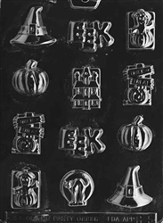 Assorted Halloween with Hat Mold