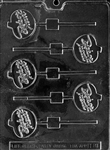 Trick or Treat Pumpkin Chocolate Lolly Mold